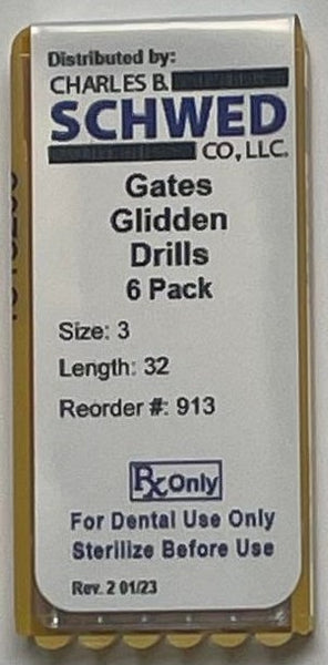 Gates Glidden Drills Bx/6 - SCHWED