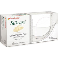 Silkcare Latex PF Gloves - Cranberry