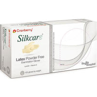Silkcare Latex PF Gloves - Cranberry