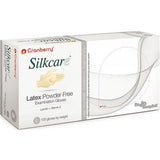 Silkcare Latex PF Gloves - Cranberry