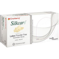 Silkcare Latex PF Gloves - Cranberry
