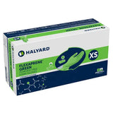 HALYARD FLEXAPRENE GREEN POWDER-FREE EXAM GLOVES