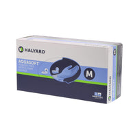 Aquasoft Blue Nitrile Gloves
